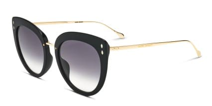 Isabel Marant IM0084/G/S Black, Gold glasses - Black / Gold / Gray - Angle View