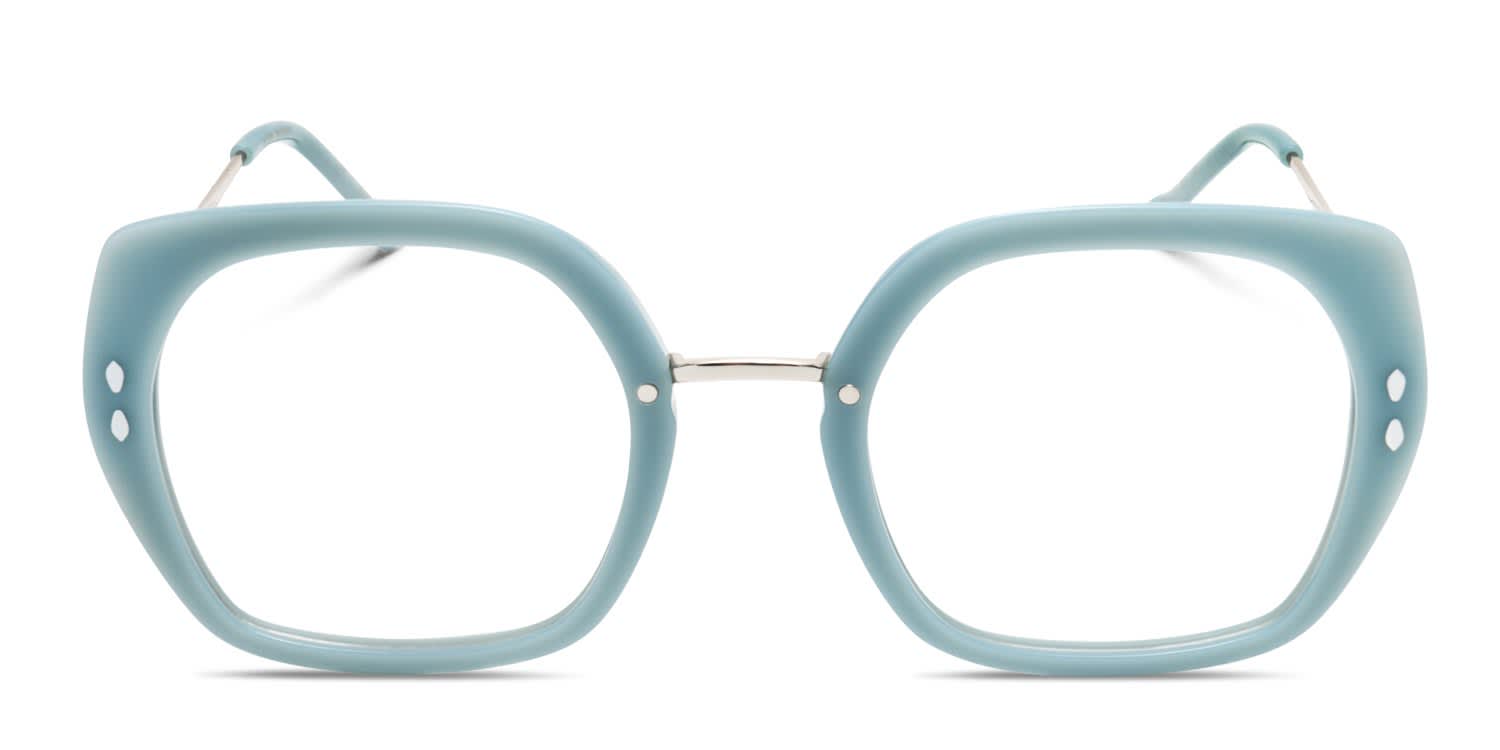 Isabel Marant IM 0070 Blue, Silver glasses - Blue / Silver - Frontal View
