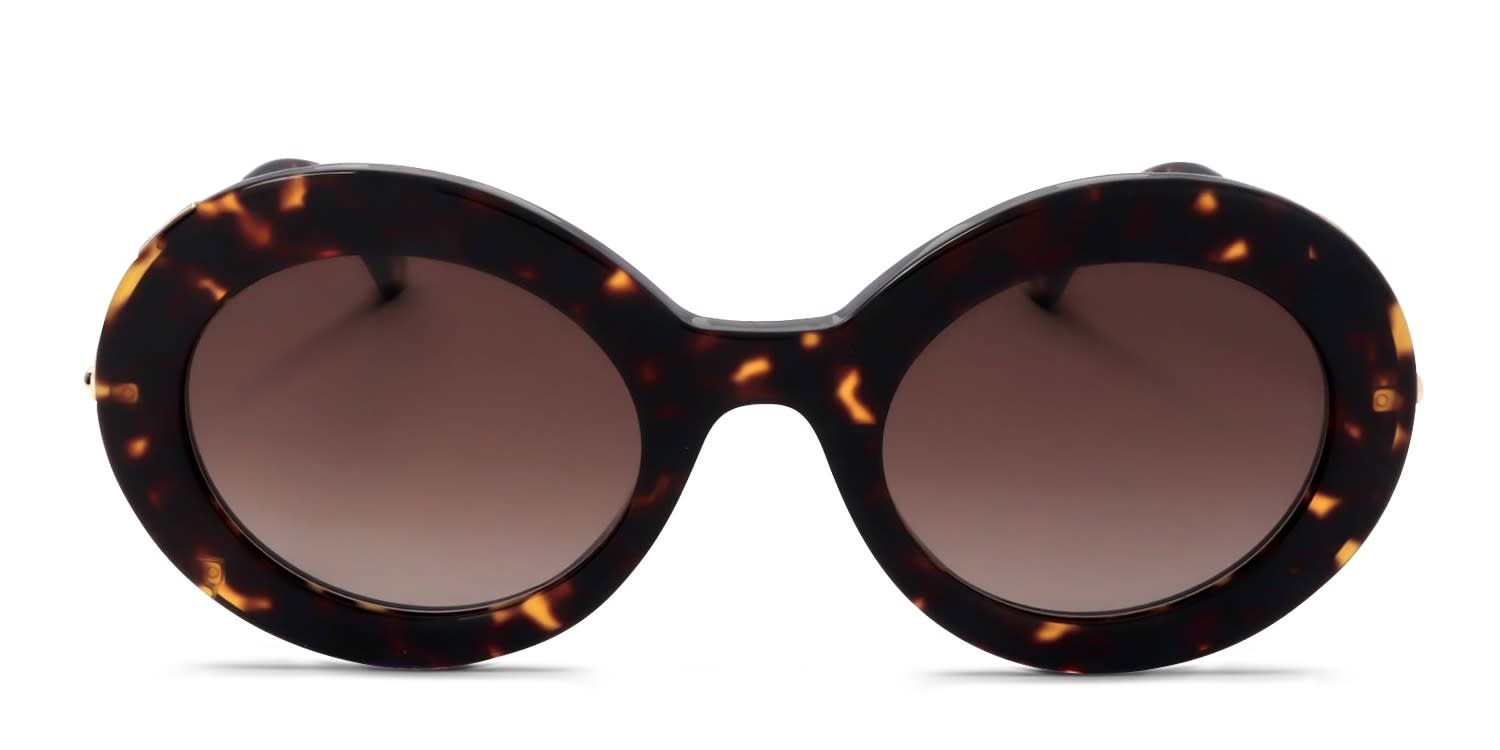 Carolina Herrera CH0020/S Tortoise glasses - Tortoise / Brown - Frontal View