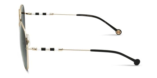 Carolina Herrera CH0034/S gold frame with dark grey lenses  display picture 1
