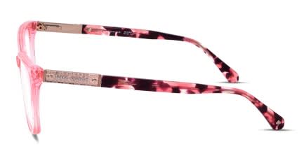 Kate Spade Davina Pink glasses - Pink - Side View