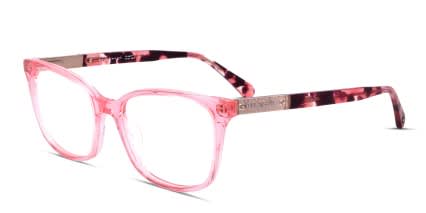 Kate Spade Davina Pink glasses - Pink - Angle View