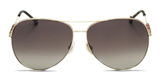 Carolina Herrera CH0034/S gold frame with brown lenses  display picture 1