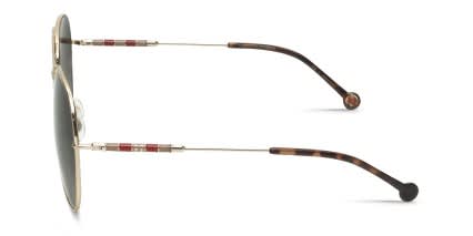 Carolina Herrera CH0034/S Gold glasses - Gold / Brown - Side View