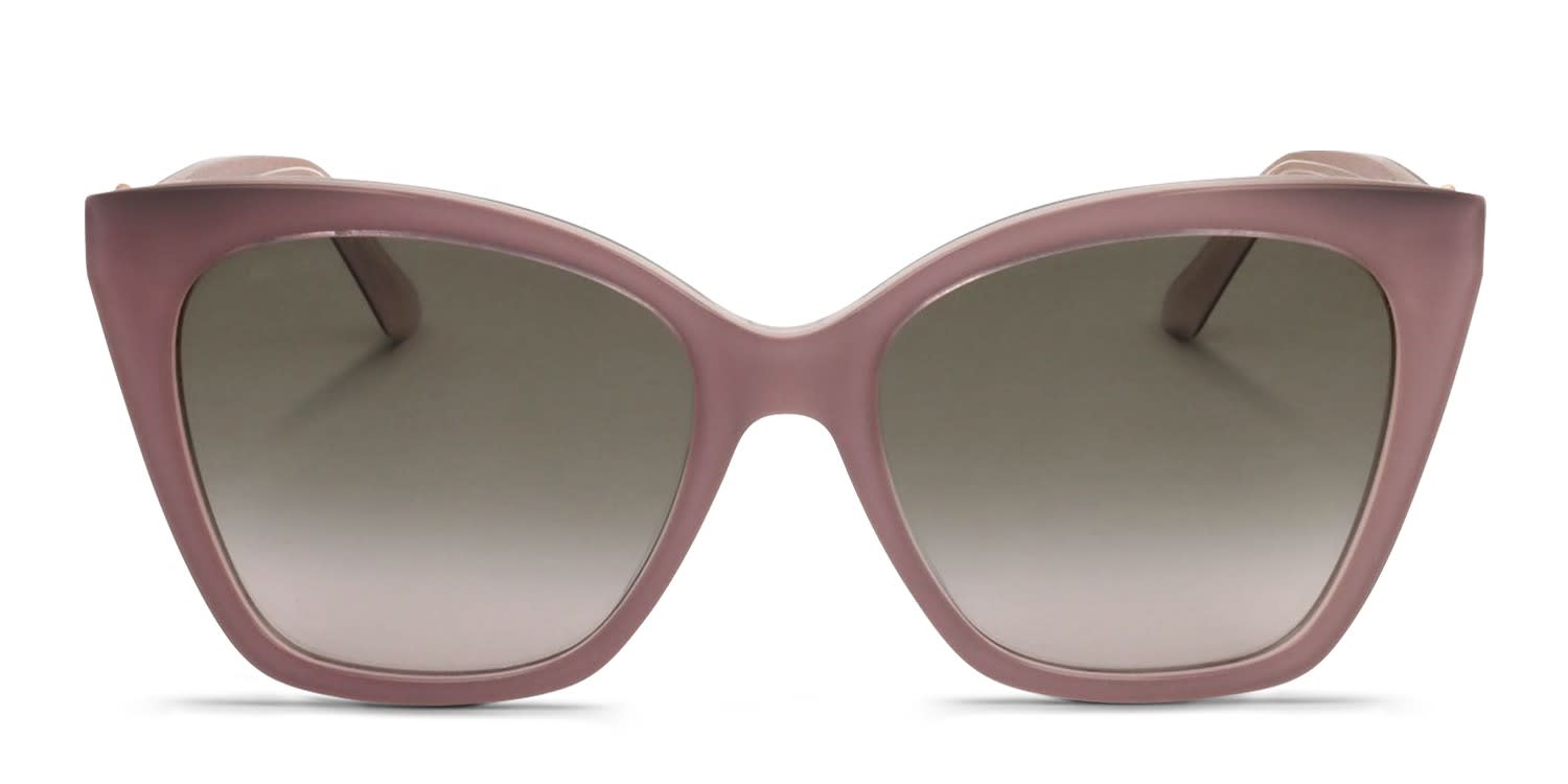 Jimmy Choo RUA/G/S Beige glasses - Beige / Brown - Frontal View