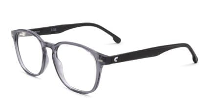Carrera 2043T Kids Gray glasses - Black - Angle View