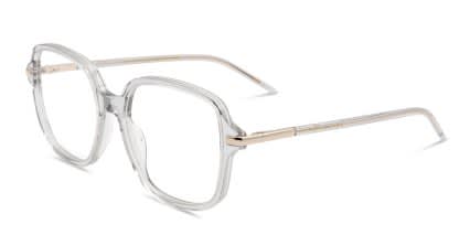 Marc Jacobs Marc 593 Gray, Clear glasses - Gray / Clear - Angle View