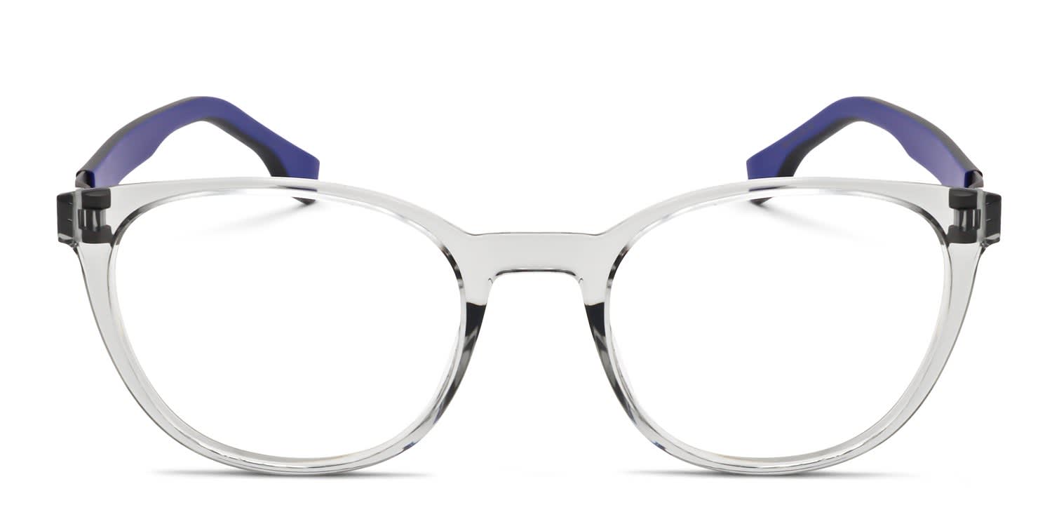 Hugo Boss x Boss 1577 Gray, Clear glasses - Gray - Frontal View