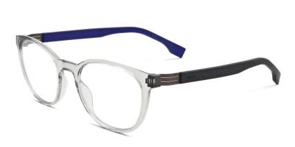 Hugo Boss x Boss 1577 Gray, Clear glasses - Gray - Angle View