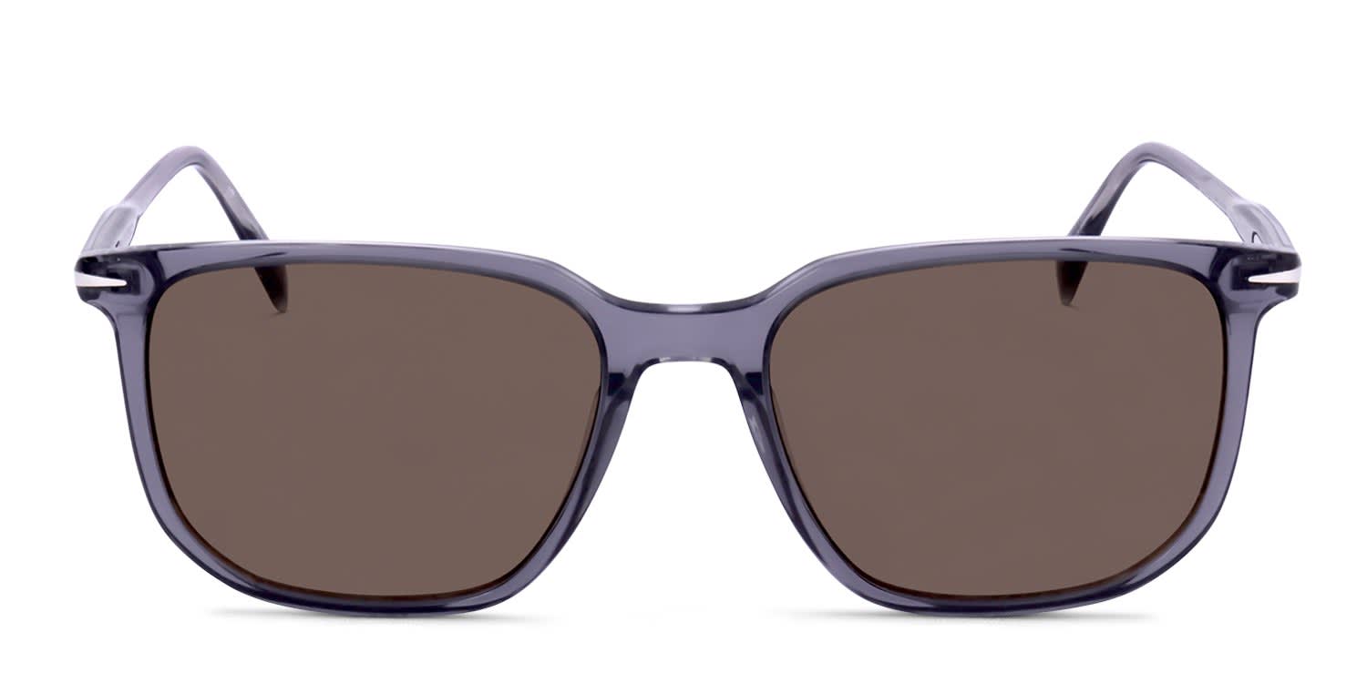 David Beckham DB1141/S Gray, Clear, Brown glasses - Gray / Clear / Brown - Frontal View