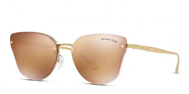 Michael Kors MK2068 Sanibel Brown Glitter Gold Prescription Sunglasses 50 Off Lenses