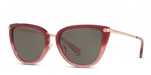 Red coach sunglasses best sale