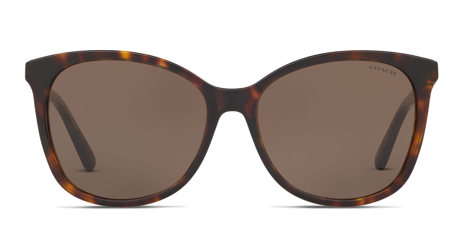 Coach HC8271U Tortoise glasses - Tortoise - Frontal View