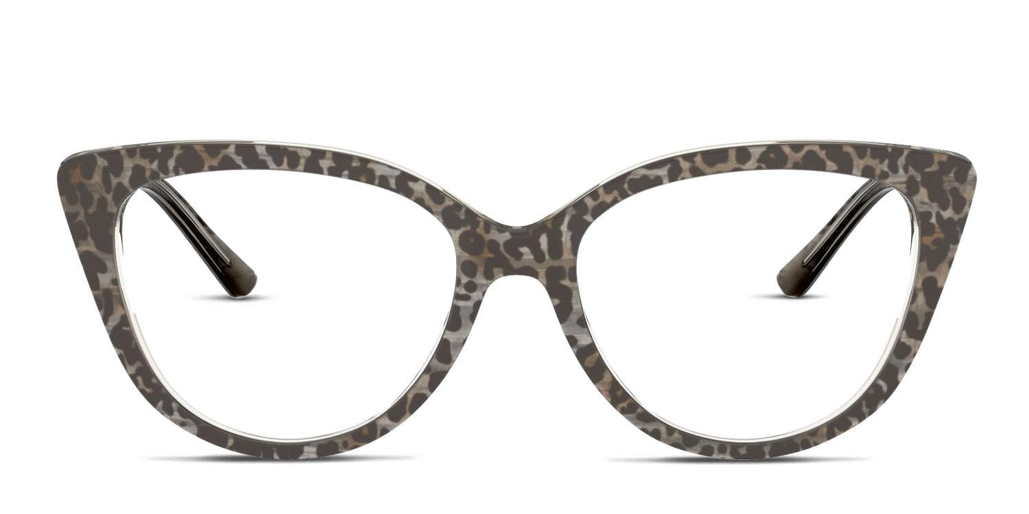 Michael Kors MK4070 Luxembourgh Brown/Gray/Tortoise glasses - Brown / Gray / Tortoise - Frontal View