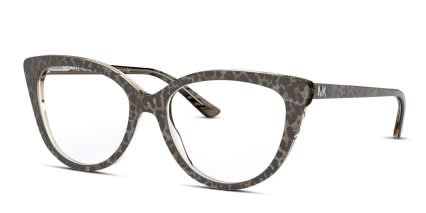 Michael Kors MK4070 Luxembourgh Brown/Gray/Tortoise glasses - Brown / Gray / Tortoise - Angle View
