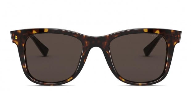 The Coach HC8290 is a bold sunglasses frame exuding