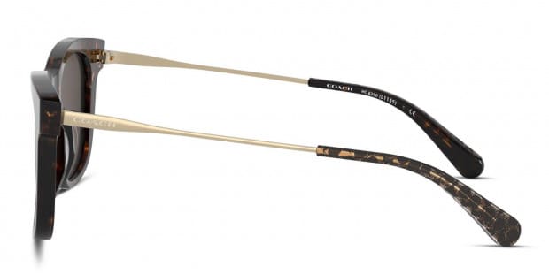 COACH コーチ　サングラス ​HC8290　新品　ゴールドフレーム Coach HC8290 Sunglasses | FREE Shipping - Go-Optic.com