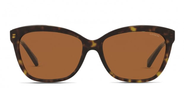 コーチ HC8305PINK TORTOISE/BURGUNDY LENS - サングラス