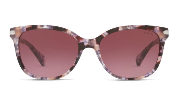 Coach HC8132 purple, tortoise frame with burgundy gradient  display picture 2