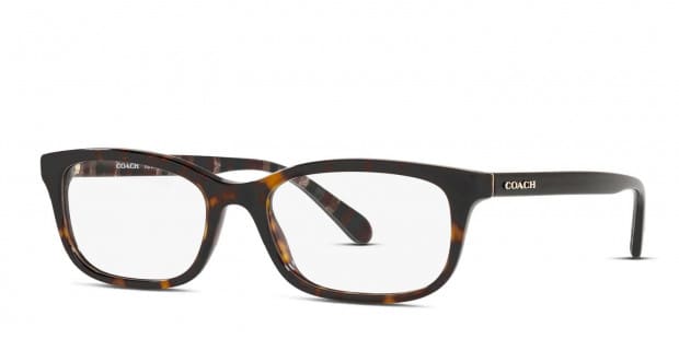 Coach HC6174 Brown/Tortoise Eyeglasses | Includes FREE Rx Lenses