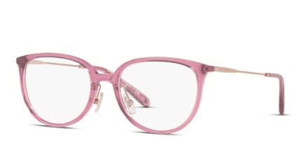 Coach HC6175D Pink glasses - Pink - Angle View