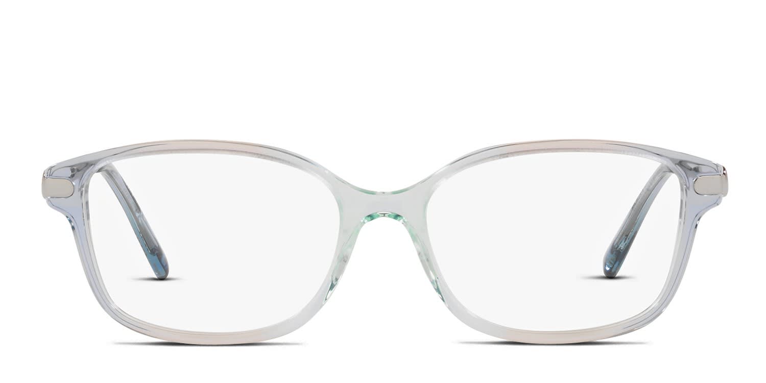 Coach HC6172 Clear, Blue glasses - Clear / Blue - Frontal View