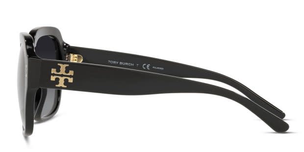Tory Burch Black Sunglasses with Gold Logo Accent Tory Burch TY7228U Sunglasses | LensCrafters main image 2