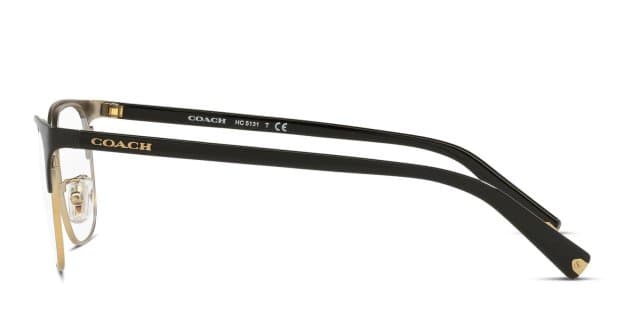 Coach HC5131 Black/Gold Eyeglasses | Includes FREE Rx Lenses