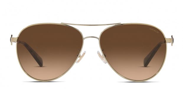 Coach aviator 2025 glasses