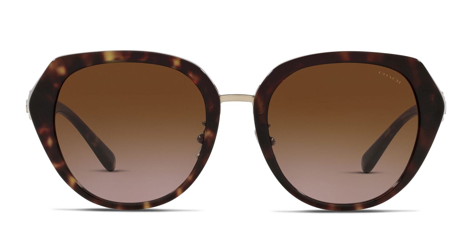 Karen Karen Walker Thunder Crazy Tort Female Round Sunglasses