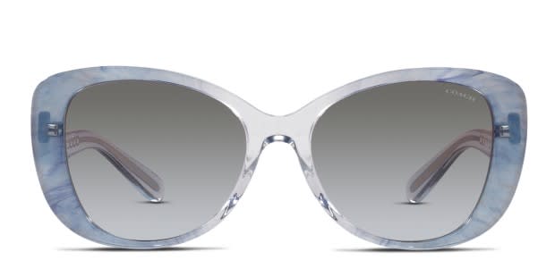 Coach HC8322 C6183 clear , blue frame with blue gradient 