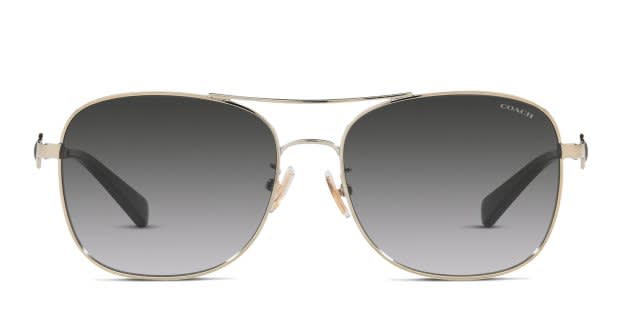 Coach HC7127 Gold Prescription Sunglasses display picture 1