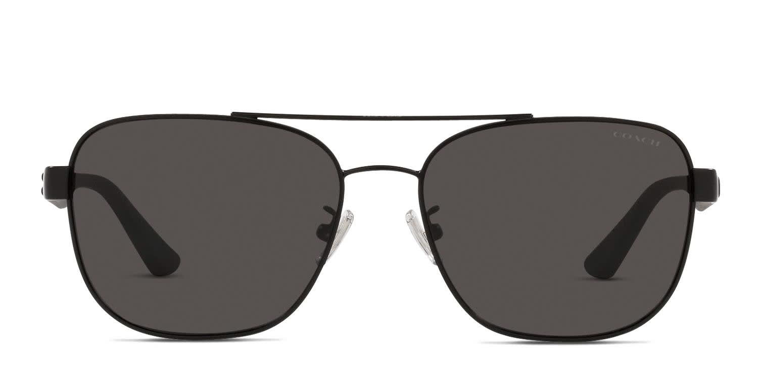 Coach Gunmetal Black Aviator Sunglasses Coach Men main image 4