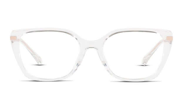Michael Kors MK4083U Bergen Clear/Rose Gold Prescription Eyeglasses