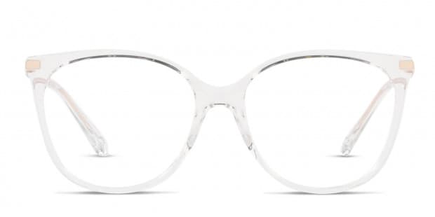 Michael Kors MK4084U Budapest Clear Rose Gold Prescription Eyeglasses
