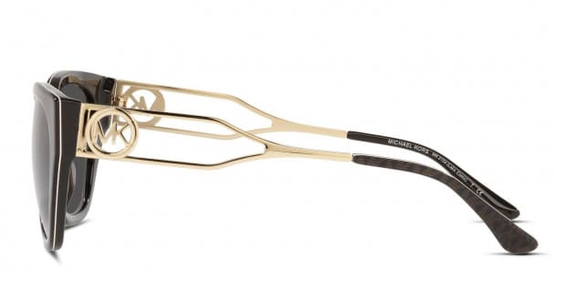 Michael Kors MK2154 Lake Como Brown, Gold Prescription Sunglasses 