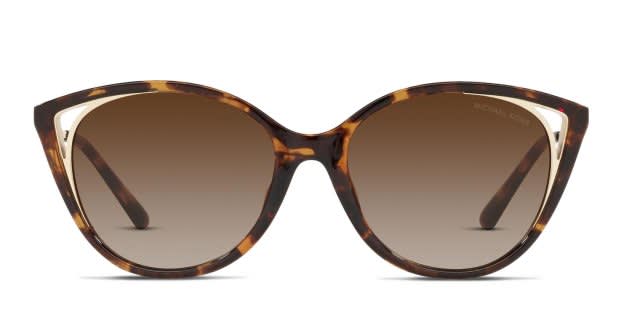 Michael Kors Sunglasses MK2152U Alexandria 30058G Black Gold with Gray Lenses Michael Kors MK2152U 30058G 55 Alexandria Sunglasses 30058G  main image 3