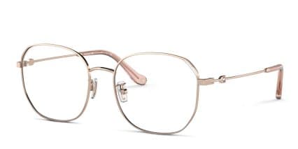 Coach HC5143BD Pink, Gold glasses - Pink / Gold - Angle View