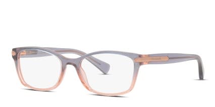 Coach HC6065 Glitter, Purple, Beige glasses - Glitter / Purple / Beige - Angle View