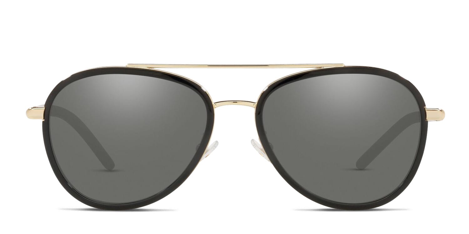 Tory Burch TY6089 Black , Gray glasses - Black / Gray - Frontal View