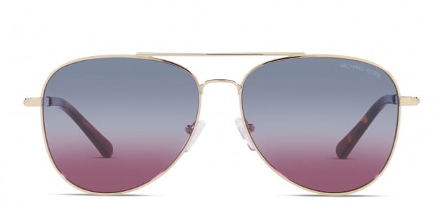 Michael Kors MK1045 San Diego tortoise frame with chambray sunset lenses. Lenses provide 100 UV protection