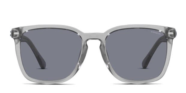Coach sunglasses in gray Coach HC7169 CW193 L (57 - 15) with Grey lenses and Silver  main image 3
