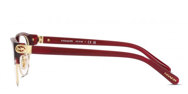 Coach red glasses sale