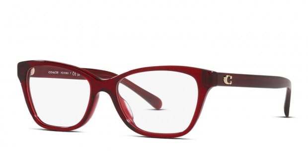 Coach HC6196U Red Eyeglasses Includes FREE Rx Lenses
