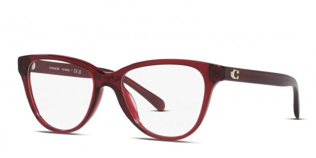 Red coach glasses frames sale