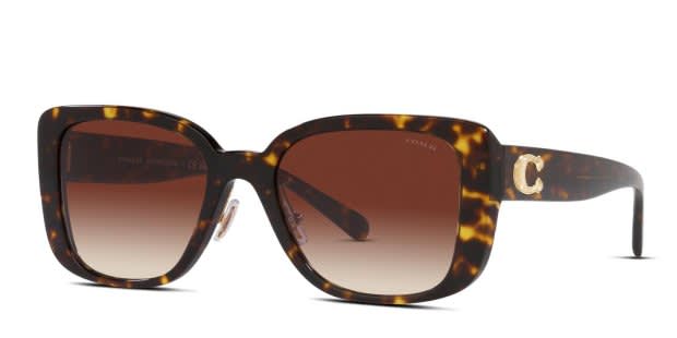 Coach HC8352 Tortoise Prescription Sunglasses - 50% Off Lenses