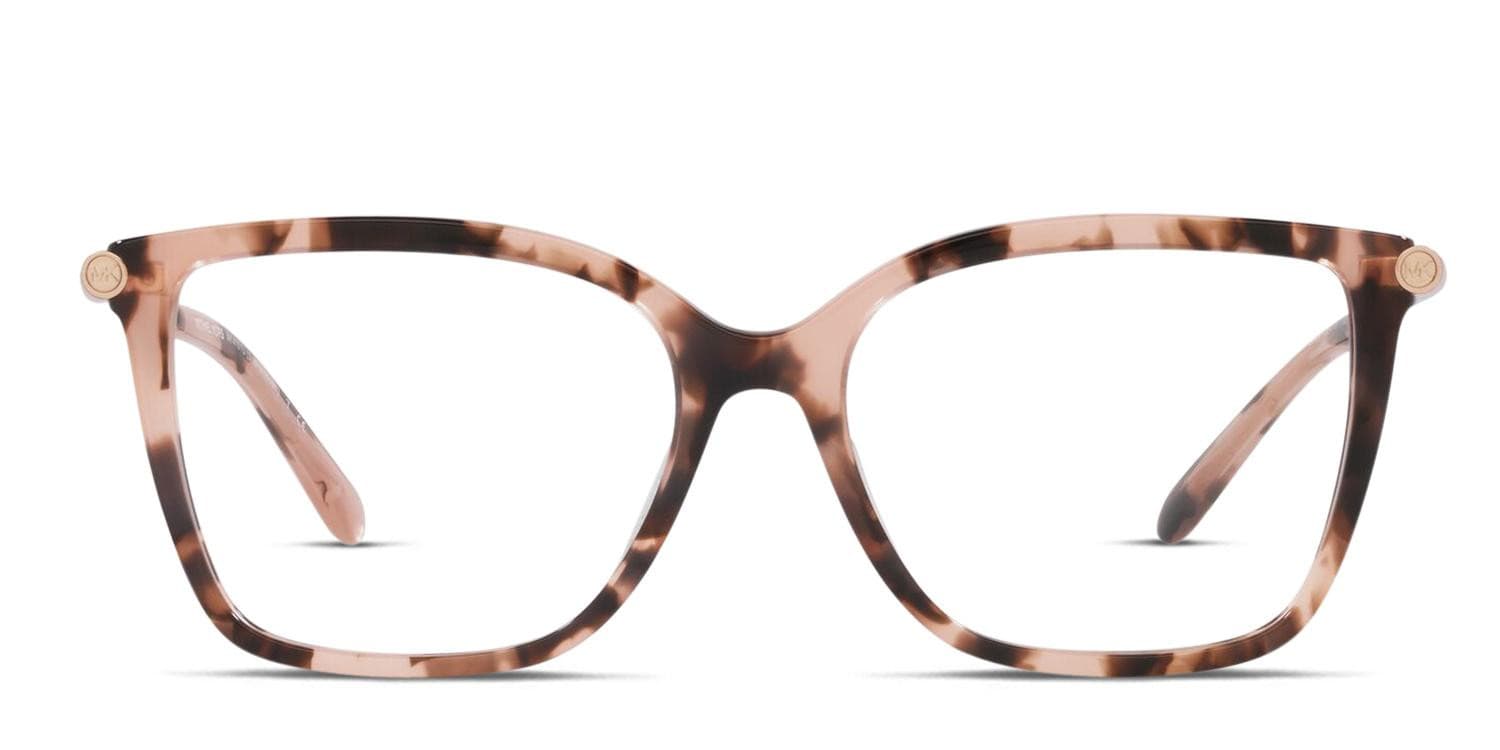Michael Kors MK4101U Shenandoah Pink, Tortoise glasses - Pink / Tortoise - Frontal View
