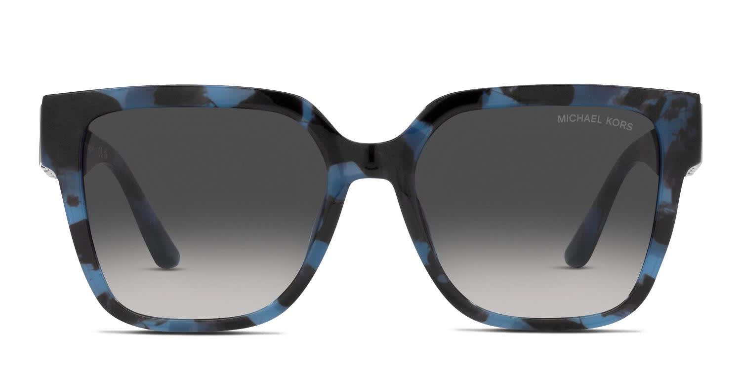 Michael Kors Tortoiseshell Sunglasses with Light Blue Trim Sunglasses Michael Kors MK2182U Empire Square | Free  main image 3