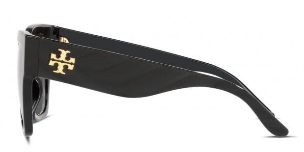 Tory burch black and gold sunglasses discount