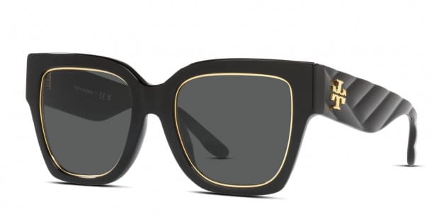 Tory Burch Shiny Black Sunglasses, ®